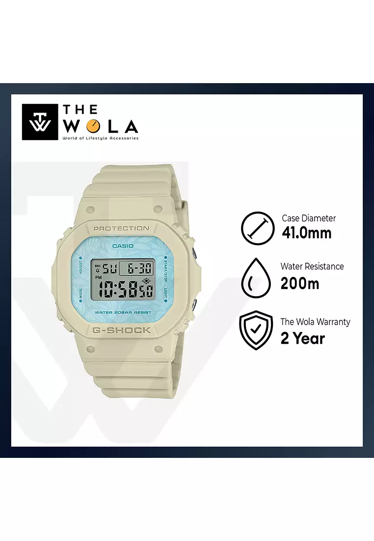 Women's Digital Sport Watch GMD-S5600NC-9DR Yellow Resin Strap