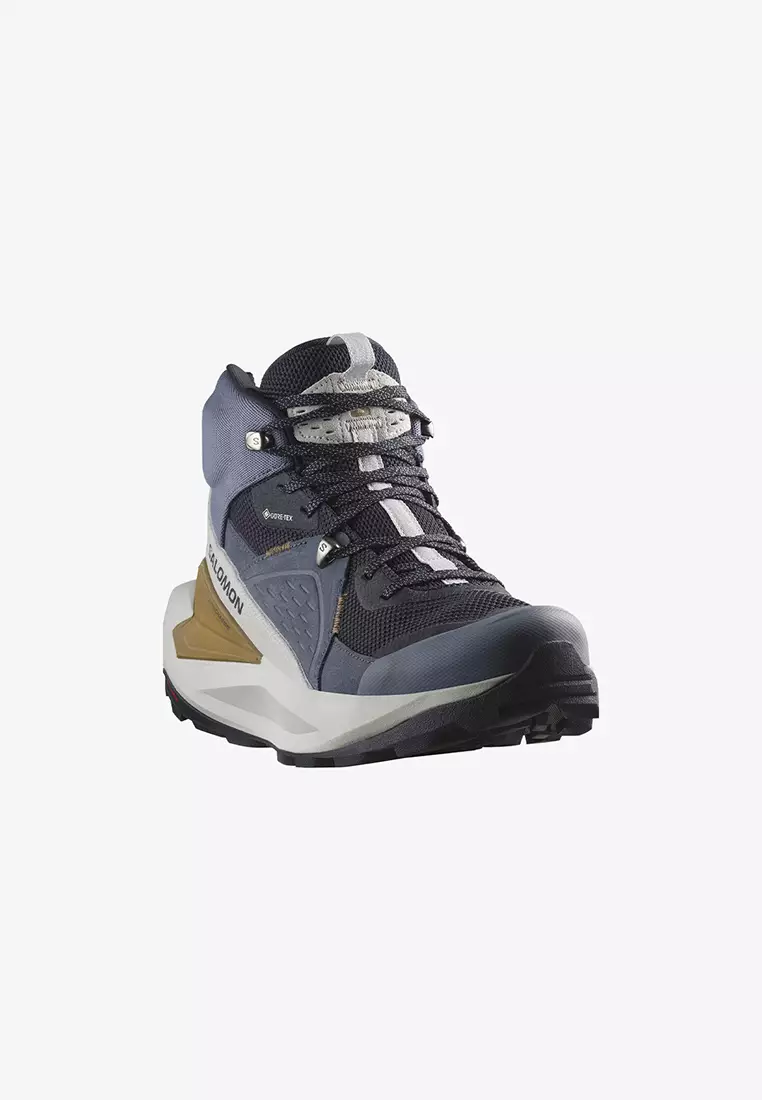 Elixir Mid Gore-tex Men Outdoor Shoes in Dark Navy / Grisaille / Gray Violet
