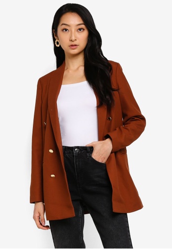 Buy Scotch Soda Parisian Inspired Double Breasted Long Blazer Online Zalora Singapore