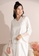 Lubna white Lace Kurung Kedah With Skirt Set F5837AA0BE56FFGS_2