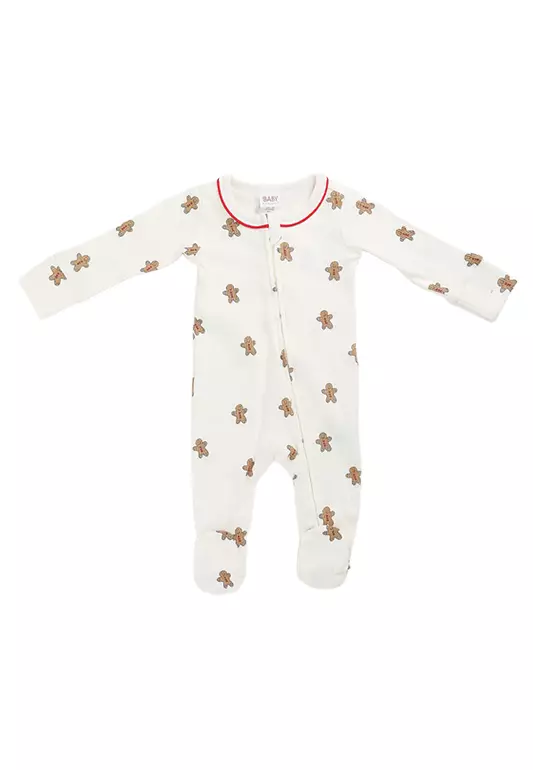 Organic Pointelle Zip Romper