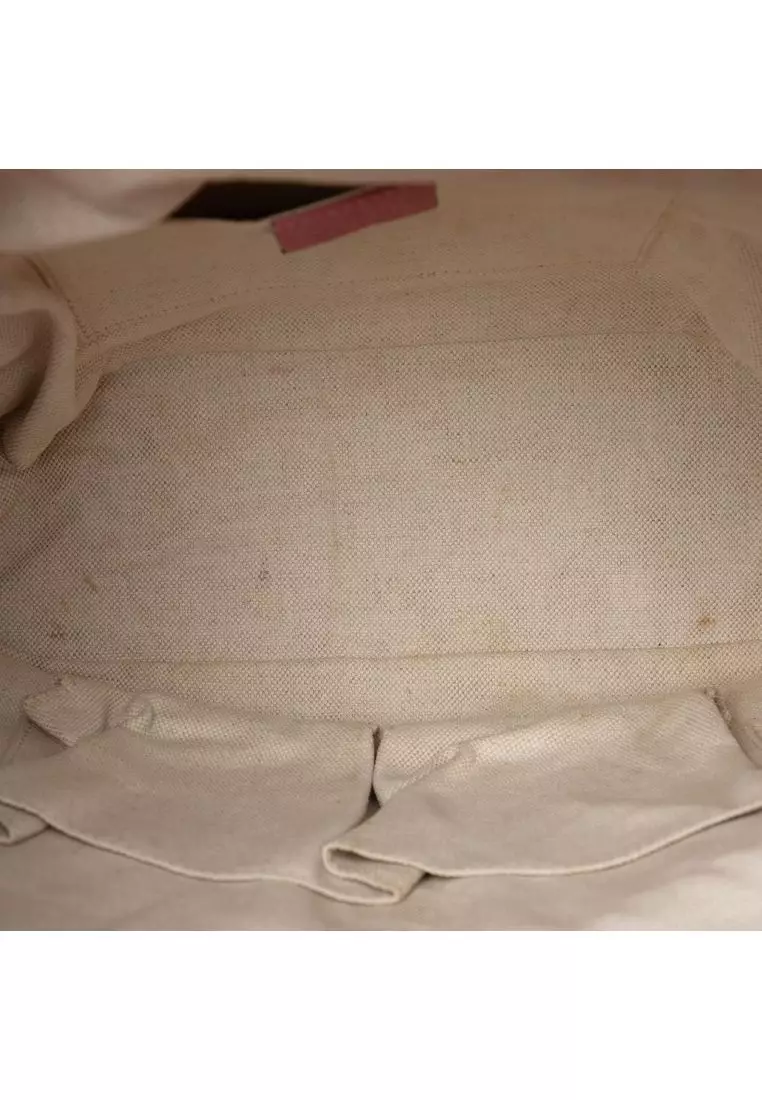 Pre-Loved Gucci Leather Bamboo Tassel Backpack