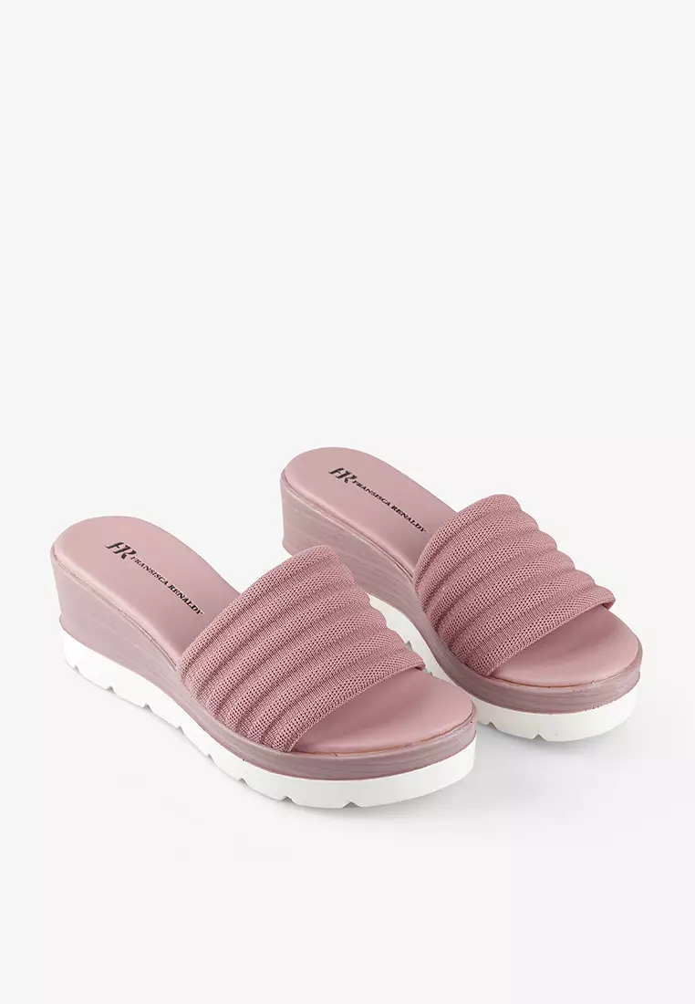 Jual Fransisca Renaldy Sandal Wedges Wanita L.Zenia 01 Fransisca