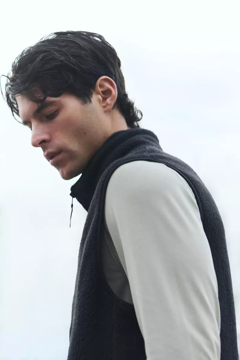 Regular Fit Teddy Sports gilet