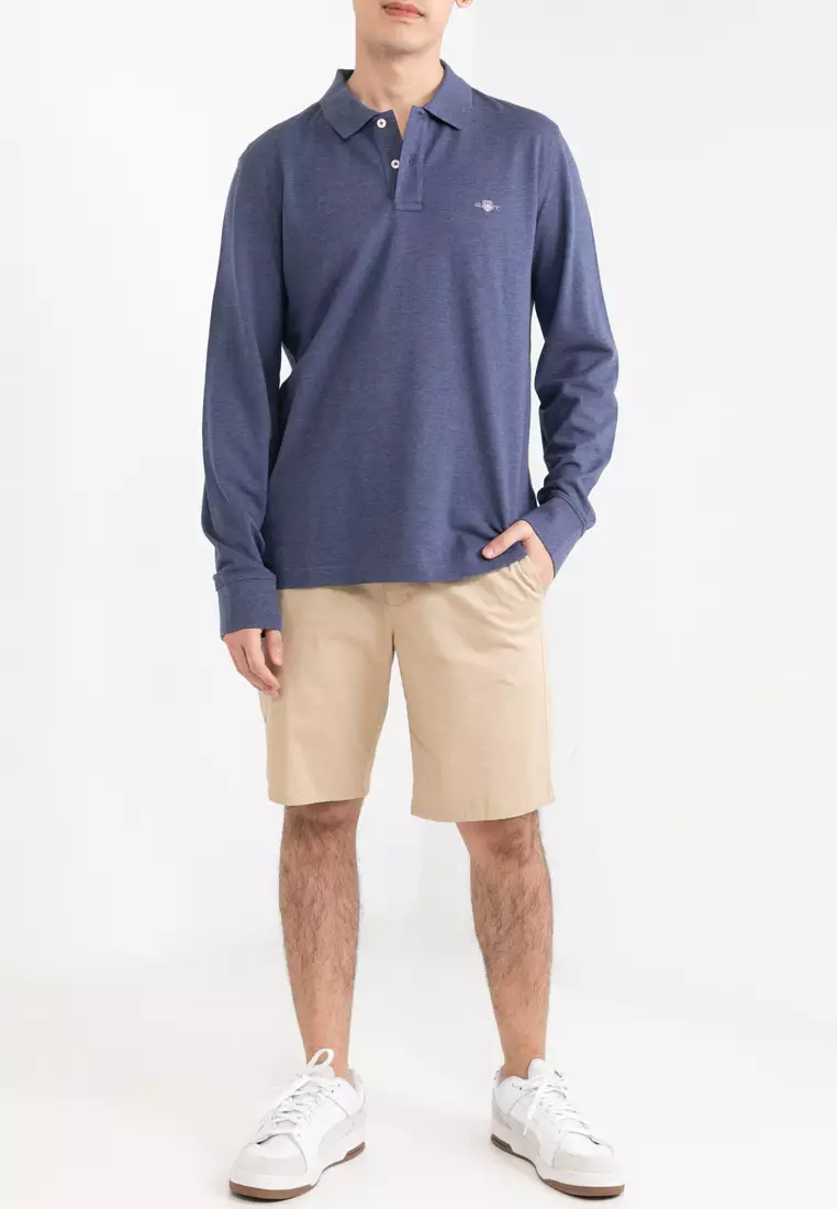 Shield Long Sleeves Polo Shirt