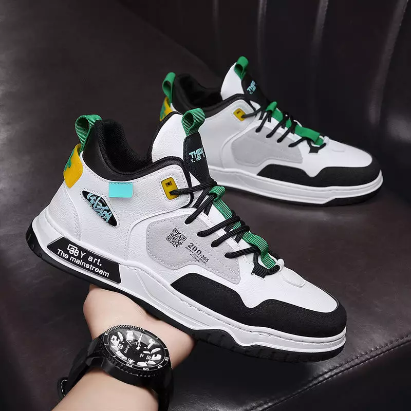 Sepatu Pria Sport Sneakers Cowok Sepergelangan Kaki H2052