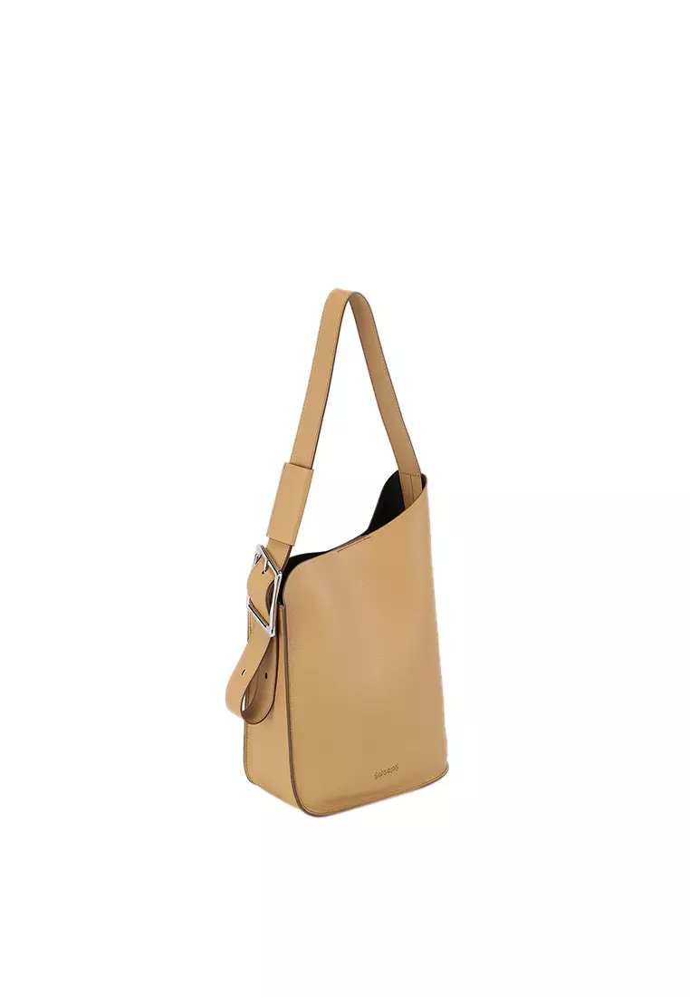 RABEANCO KEO Ergonomic Soft Bucket Shoulder Bag Caramel 2024