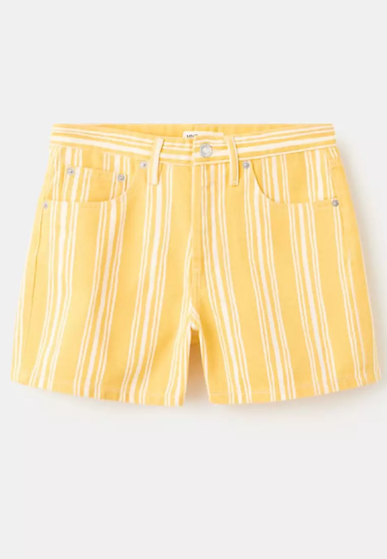 Striped Straight-Fit Shorts