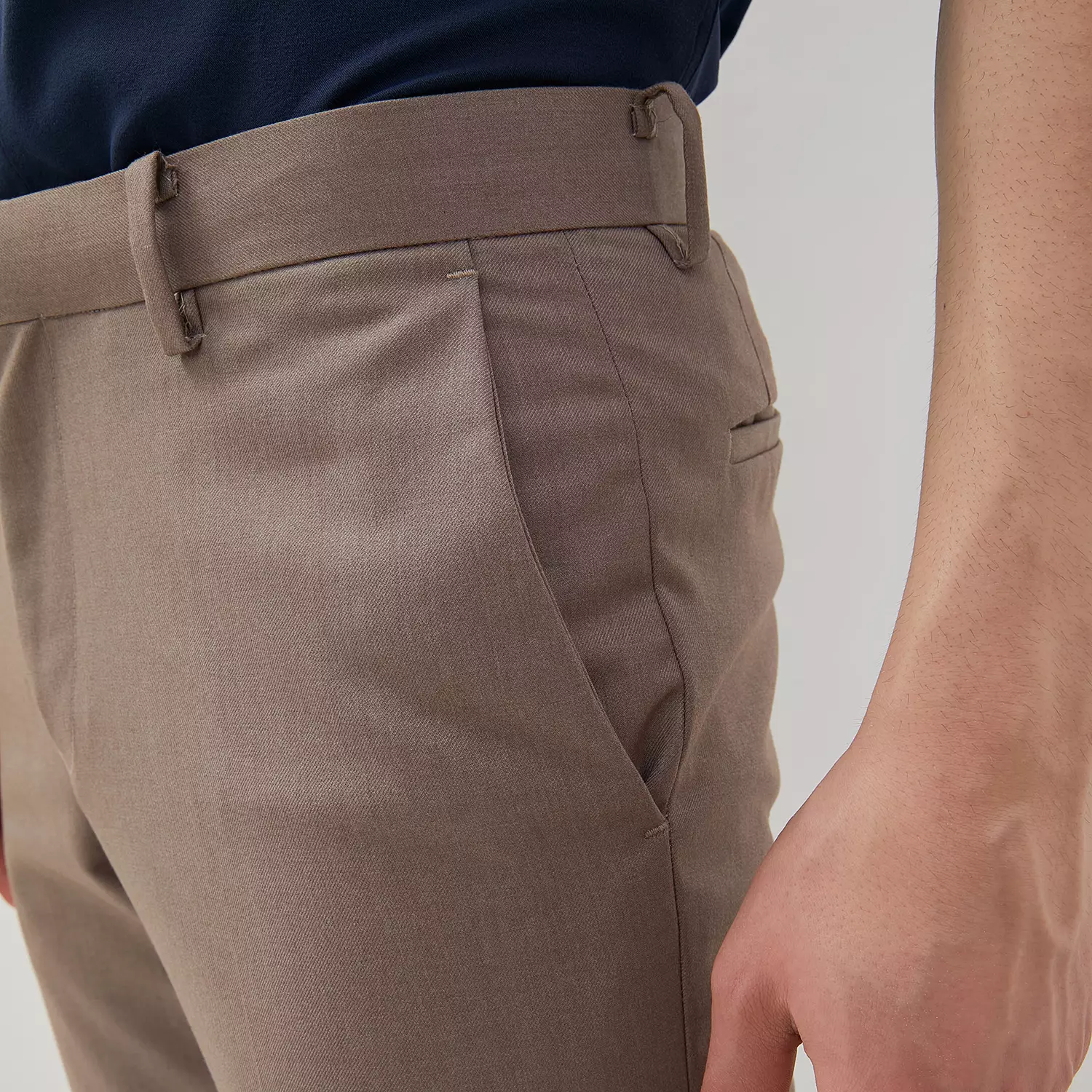 Jobb Airview Celana Panjang Slim Fit Light Brown Warna Light Brown
