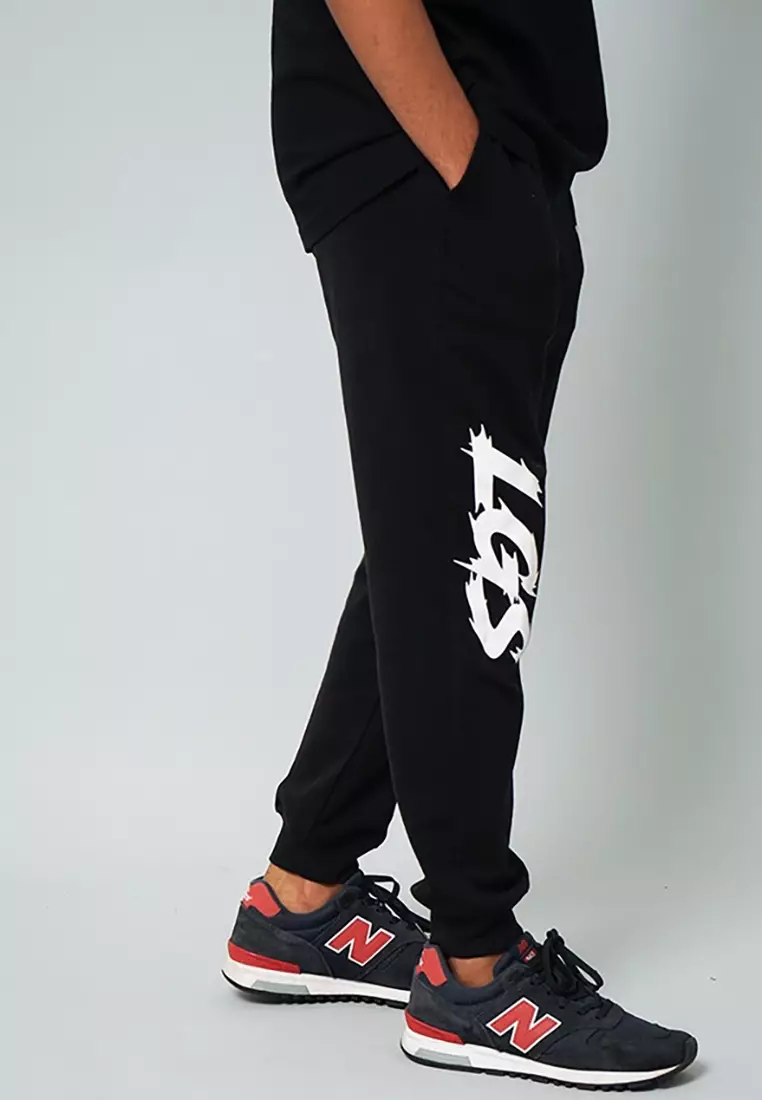 LGS Street  - Jogger - Streetwear - Hitam - Unisex - SJ.10.P002.003