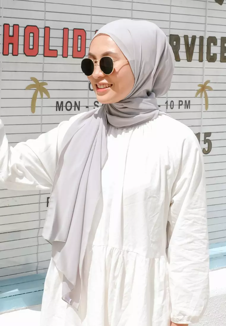 Bawal Shawl Light Grey