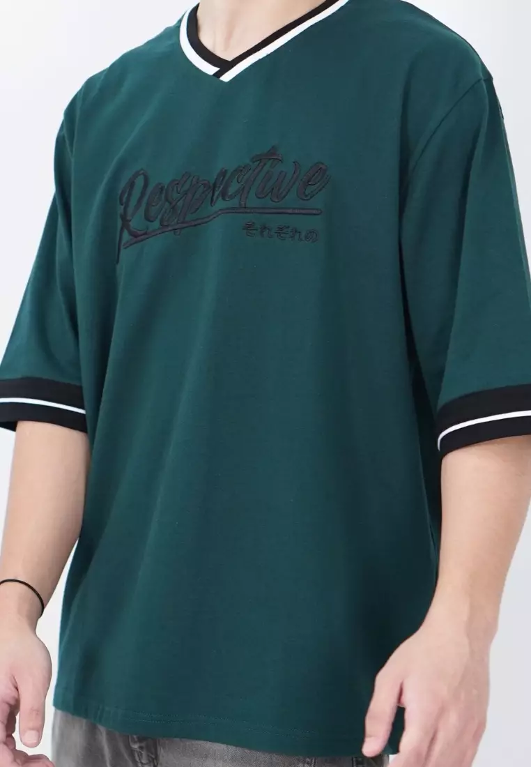 Ryusei Oversize T-shirt Jersey Respective Green