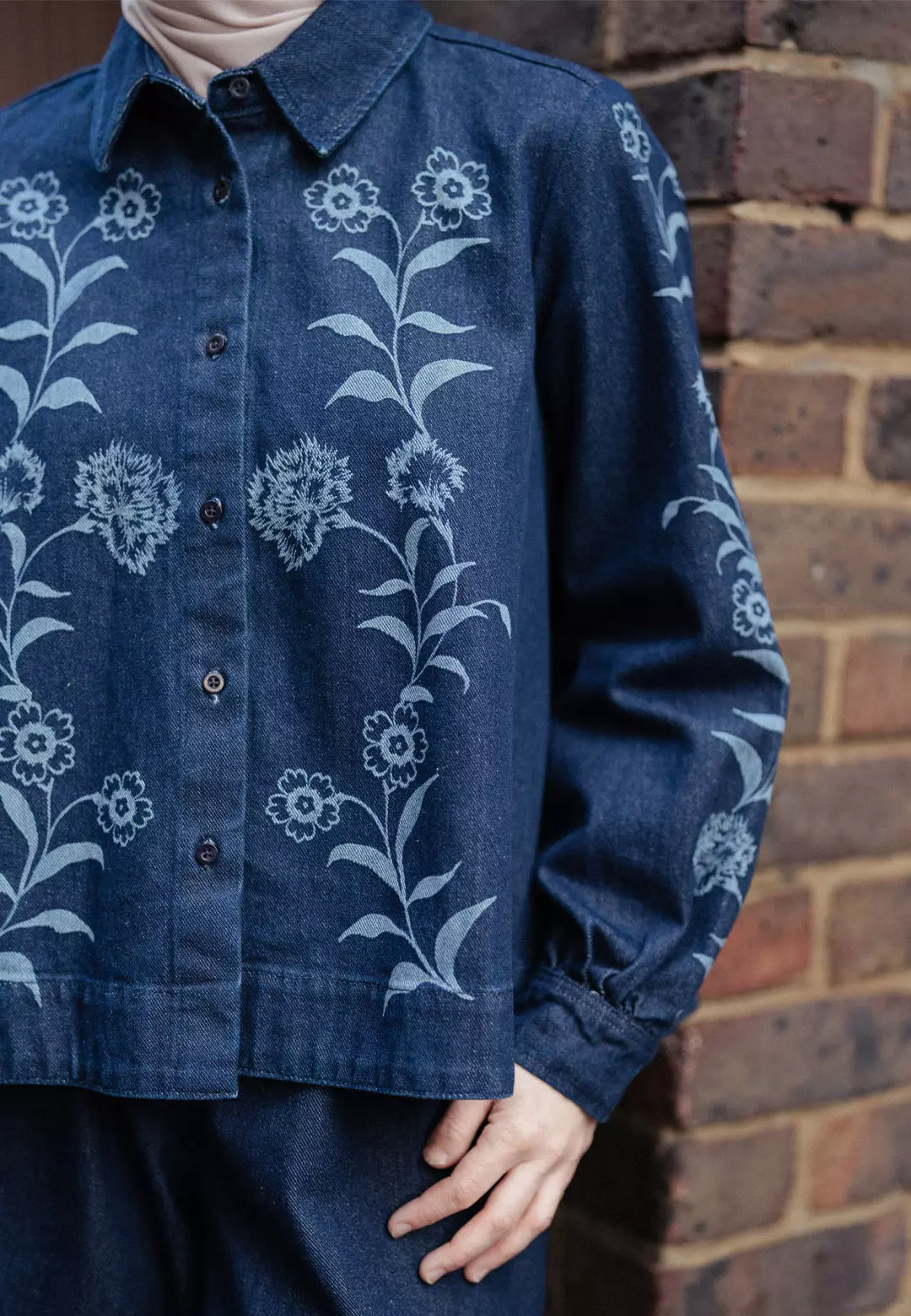 HijabChic x Haidee & Orlin - Marcea Top Denim 