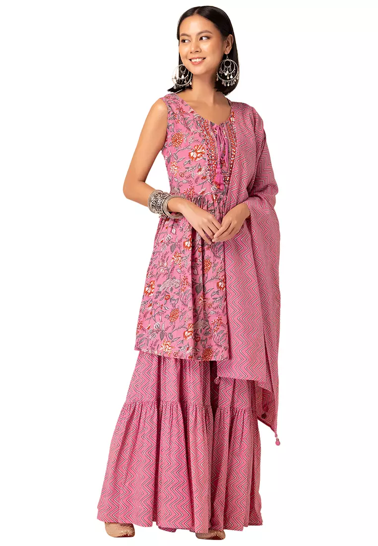 W floral clearance printed women's kurta