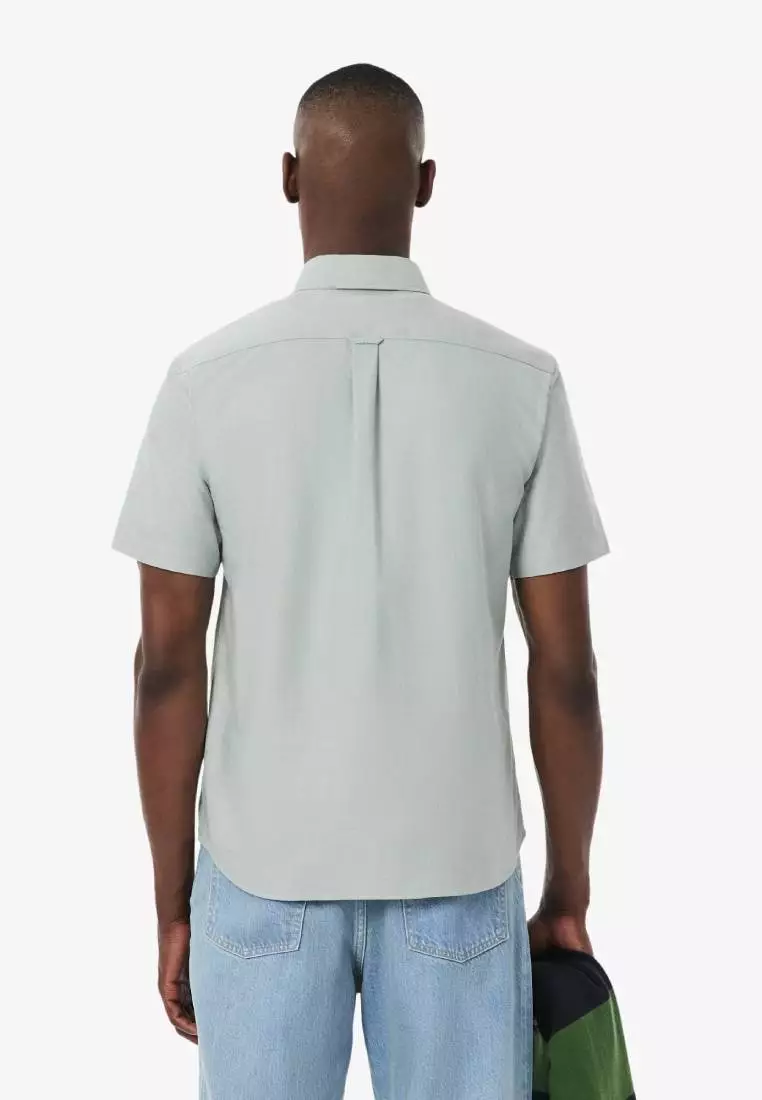 Regular Fit Short Sleeved Oxford Shirt