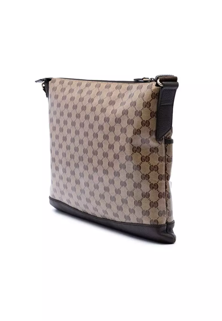 Pre-Loved Gucci Gg Crystal Crossbody