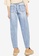 MISSGUIDED blue Distressed Tapered Leg Jeans 09855AABC78A6CGS_2
