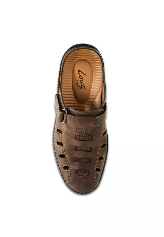 Faux Suede Velcro Fasten Casual Sandals