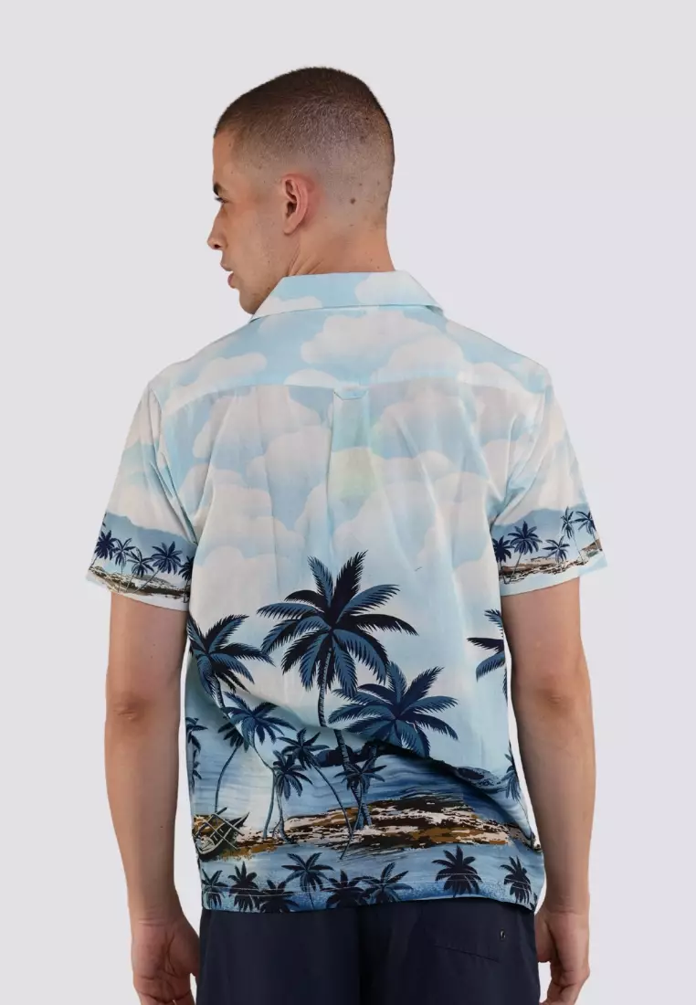 Button Down Shirt Resortwear for Men