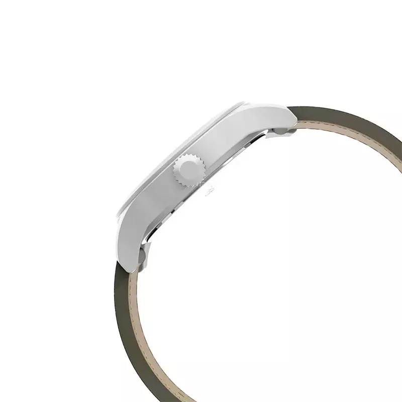 Jam Tangan Pria Timex Expedition Scout TW4B22900 Indiglo Grey Dial Green Olive Leather Strap