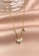 ZITIQUE gold Women's Sweet Diamond Embedded Heart Necklace - Gold 6193FAC638CC3EGS_2