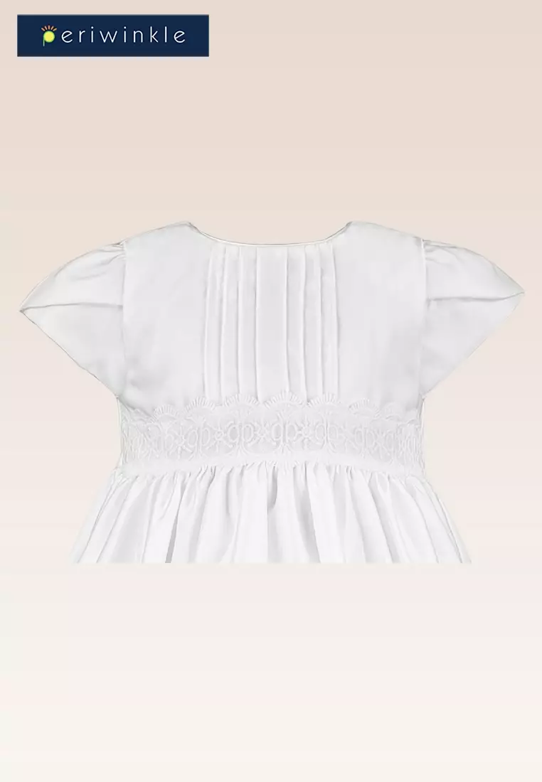 Constance Baby Girl White Christening Set