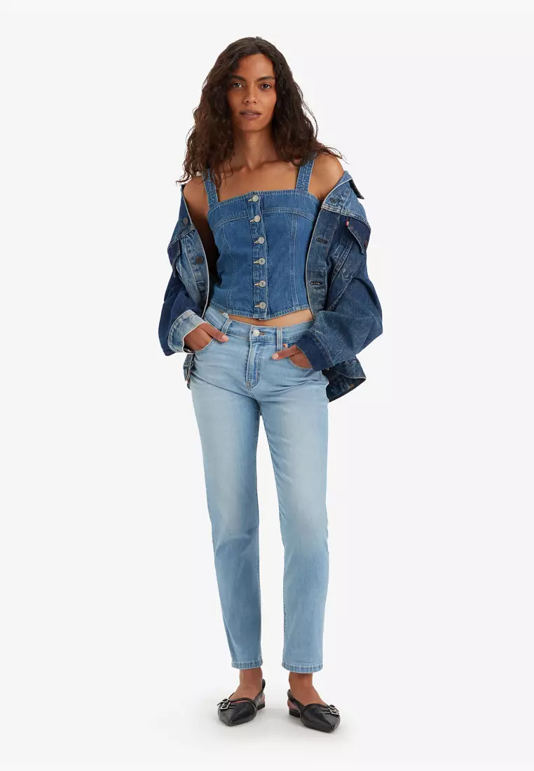 Levi ripped boyfriend jeans online