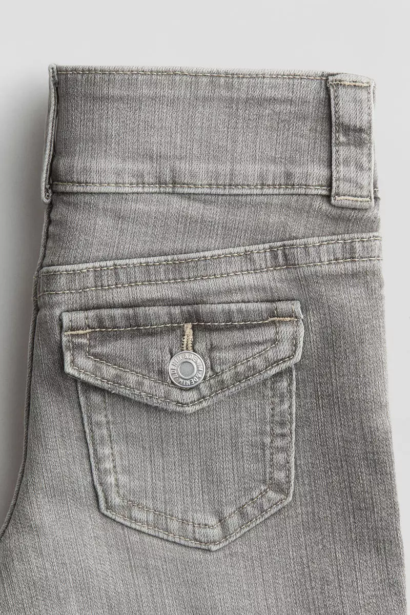 Bootcut Leg Low Jeans
