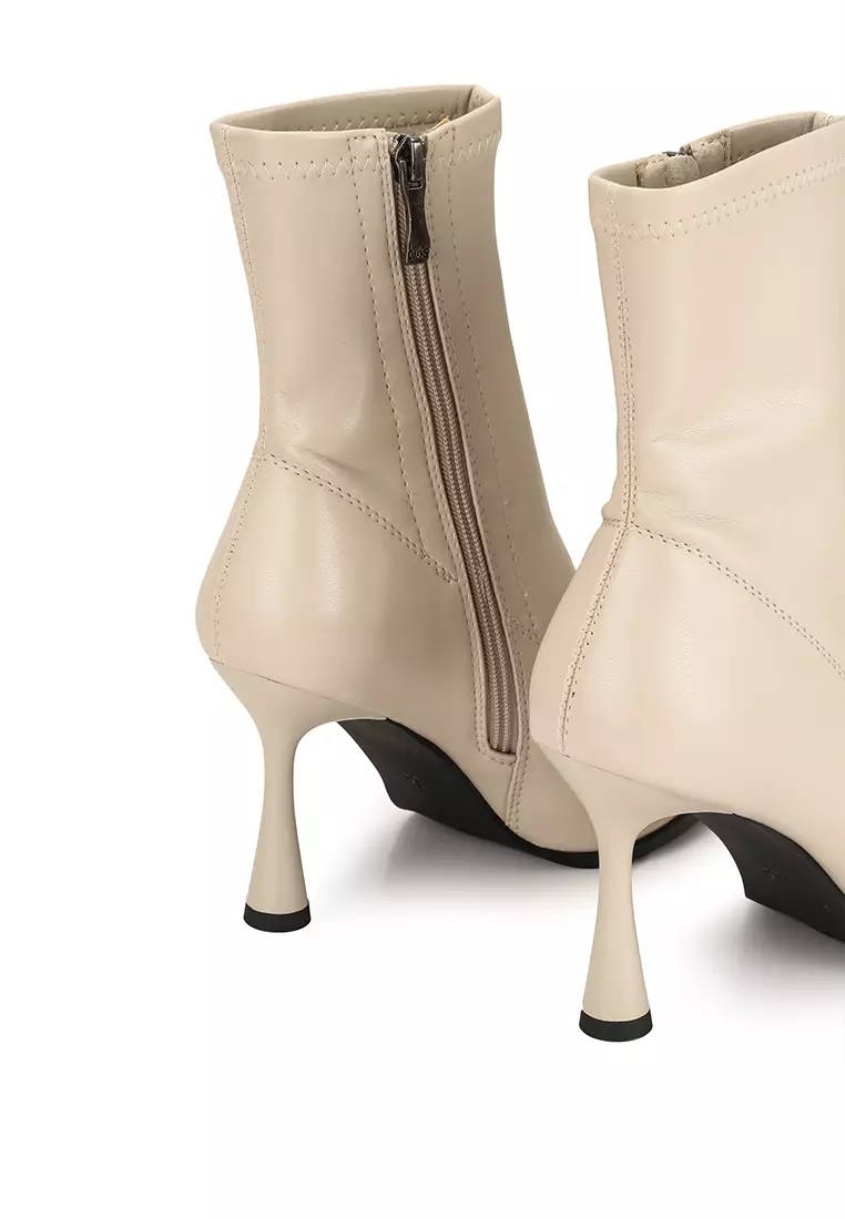 Pure navy tori store stiletto sock booties