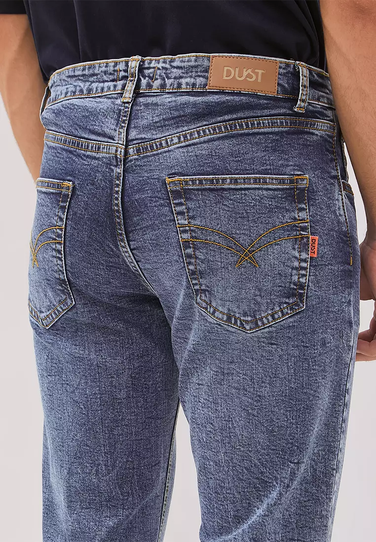 DUST Celana Slim Jeans Shankara Biru (DM.3724)