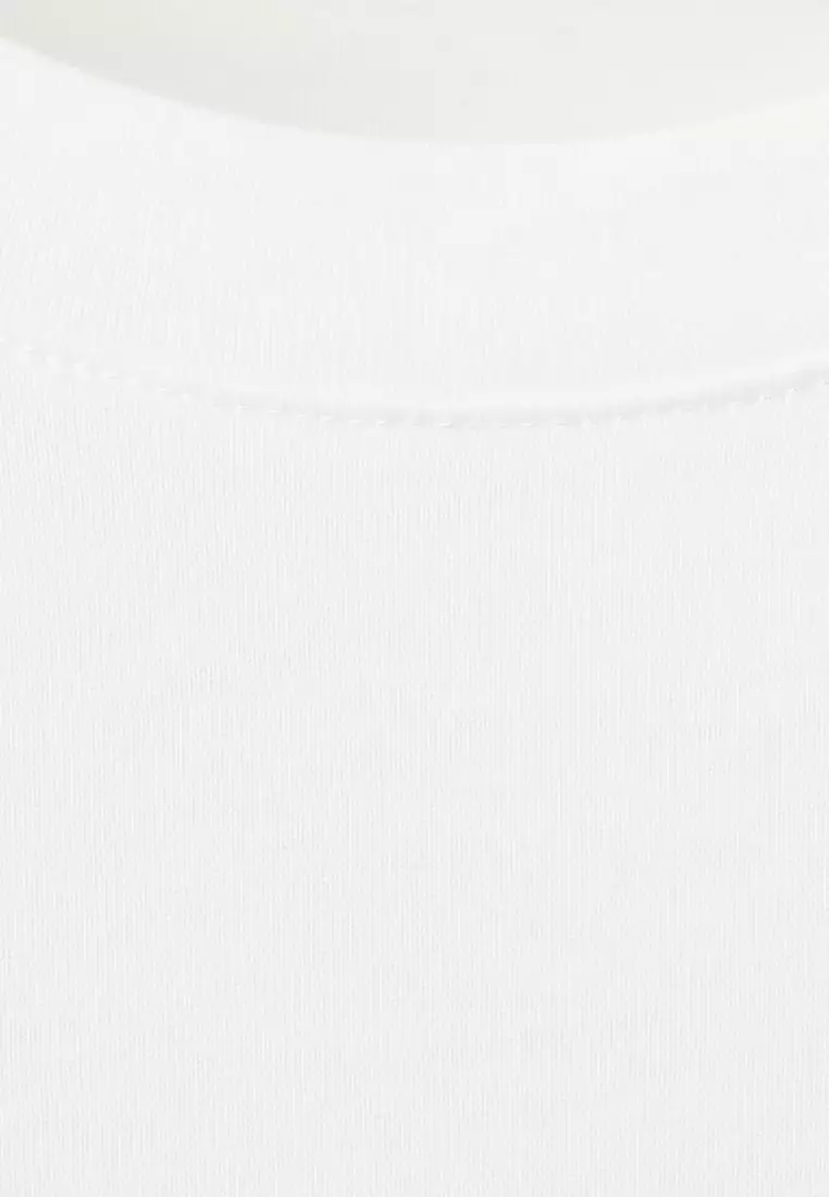 Floral-Embroidered Cotton T-Shirt