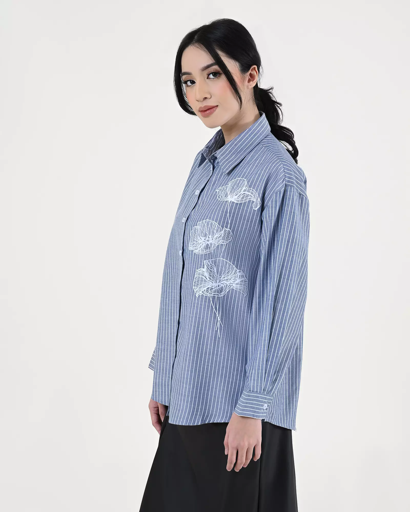 Geulis.id HURU SHIRT - Denim