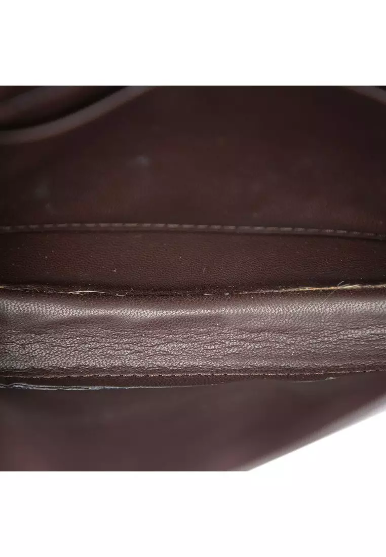 Pre-Loved Celine Mini Embossed Calfskin Symmetrical Crossbody