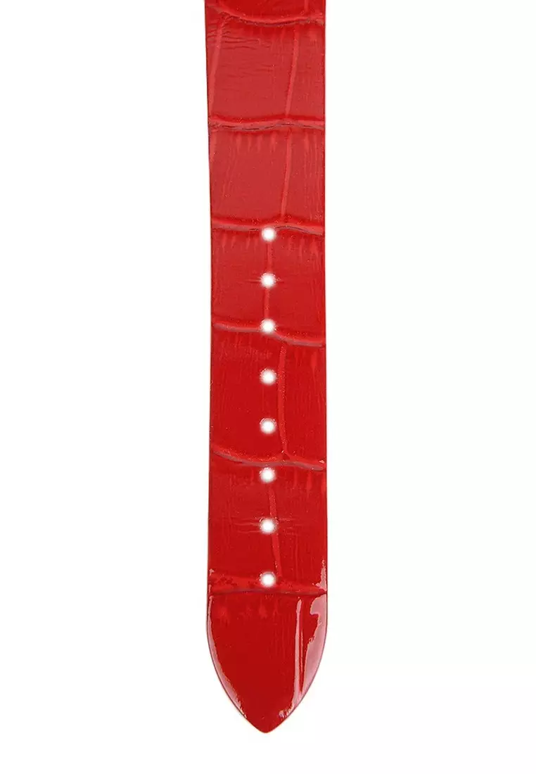 Macaron Fashion Watch in Red for Women