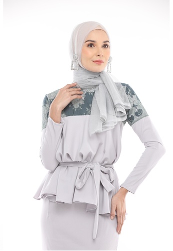 Buy Varbara Ann Moss Green from DLEQA in Grey and Green at Zalora