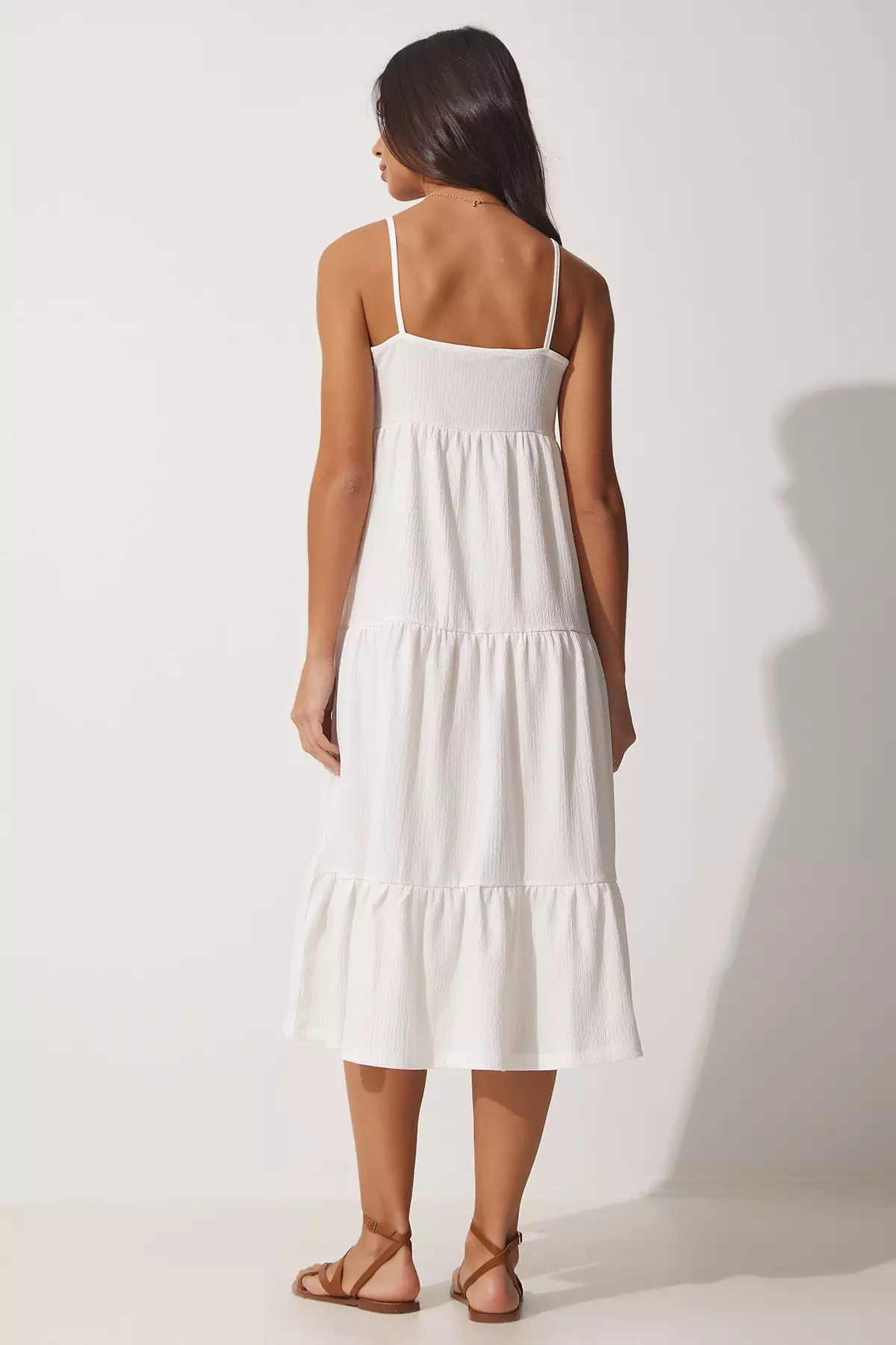 Strappy Tiered Dress