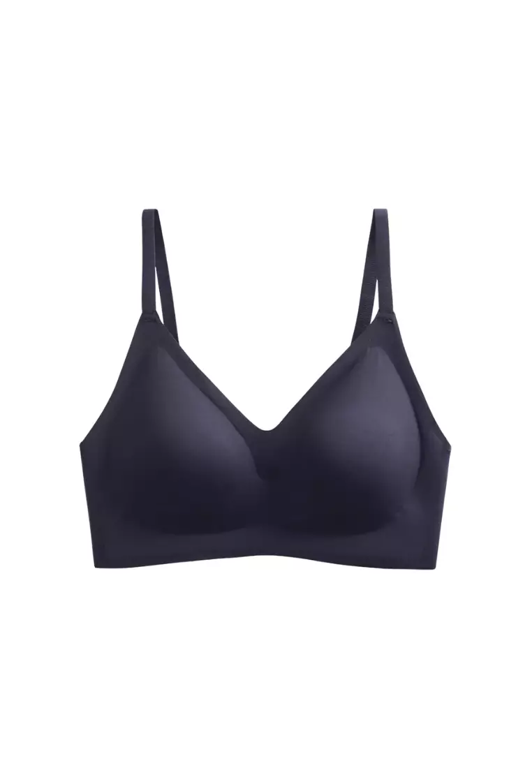 Nadia Seamless Wireless Bra in Black