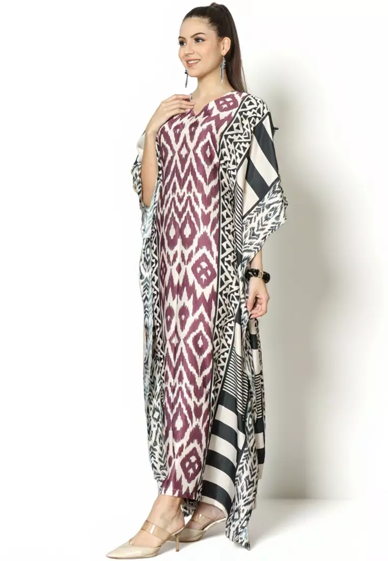 Kanzi Exclusive Short Sleeve Classic Kaftan