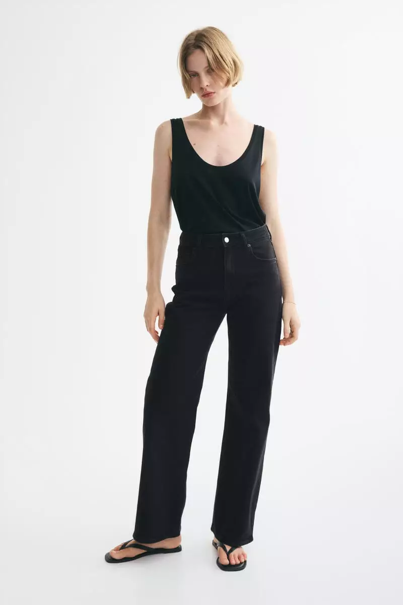 Wide High Waist Jeans
