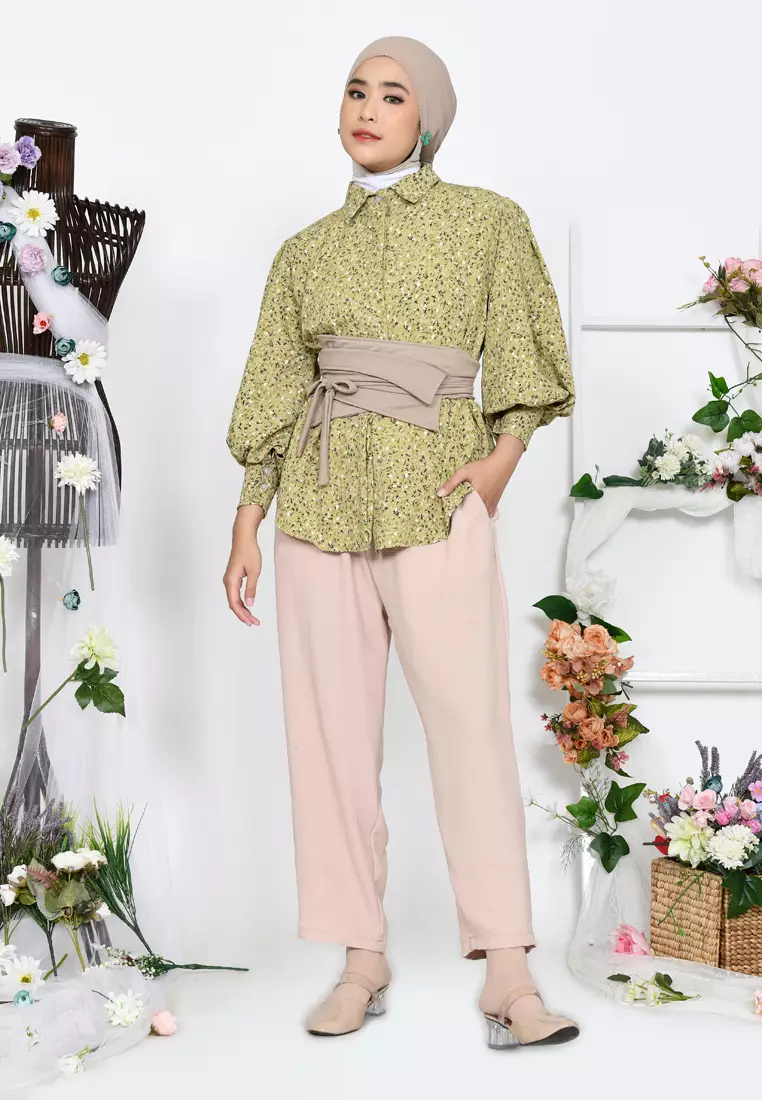 Ruby Obi Belt - Beige M17801