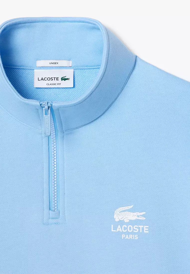 High Neck Zipped Sweatshirt