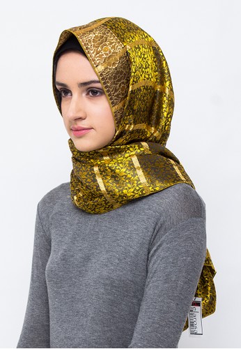 Exclusive Pasmina Minakari in Yellow Colour - One size
