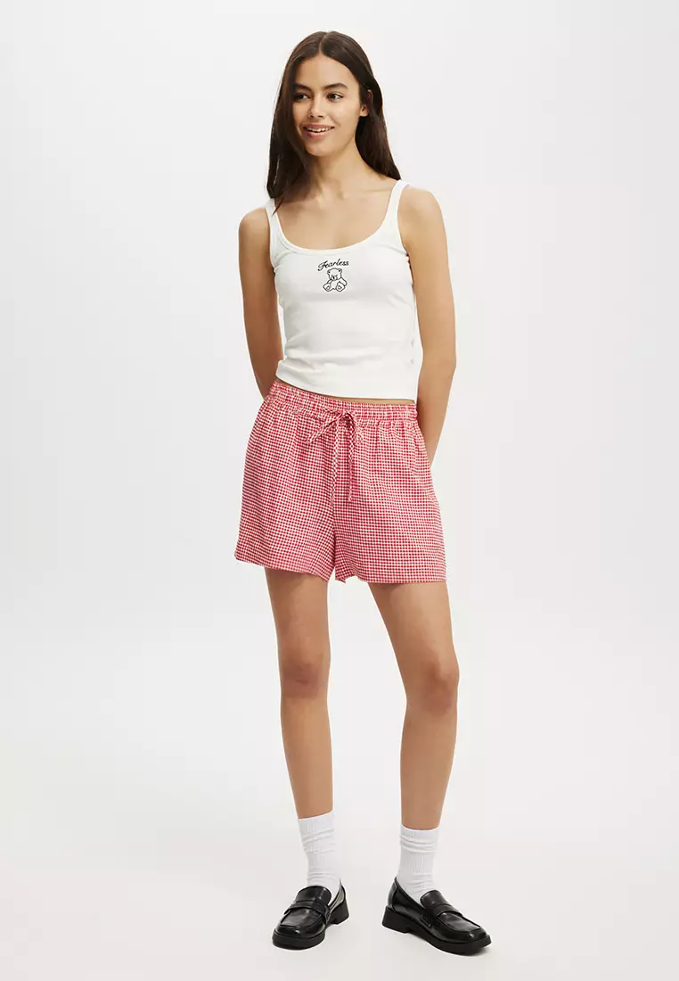 Scoop Neck Graphic Cami