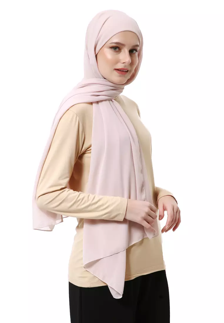 Zhalika Phasmina Motif Polos High Premium Quality - Khaki