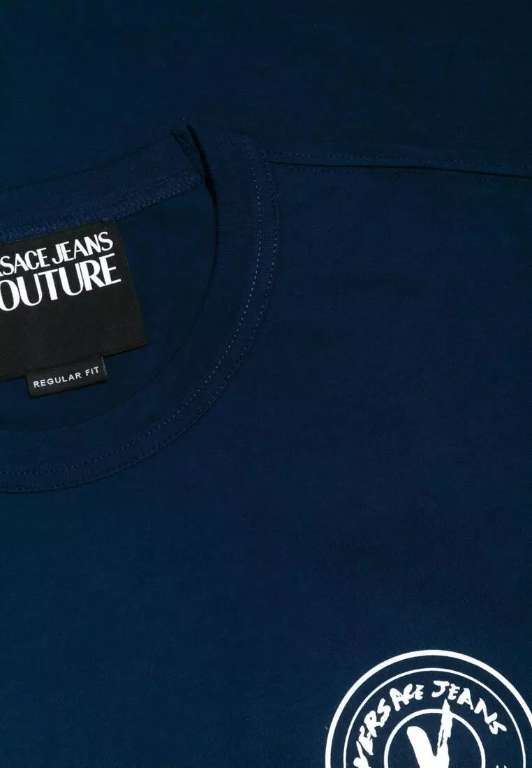 Embroidered V-Emblem T-Shirt