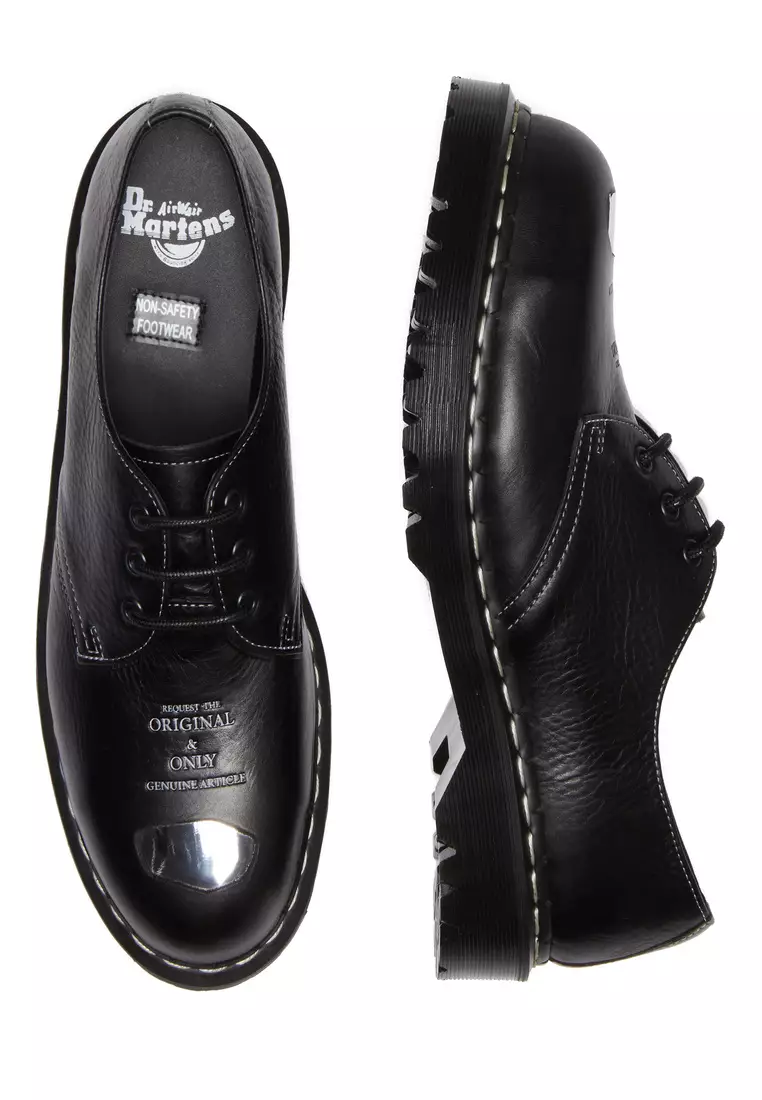 Buy Dr. Martens 1461 Steel Toe Overdrive 3 Eye Black Shoes