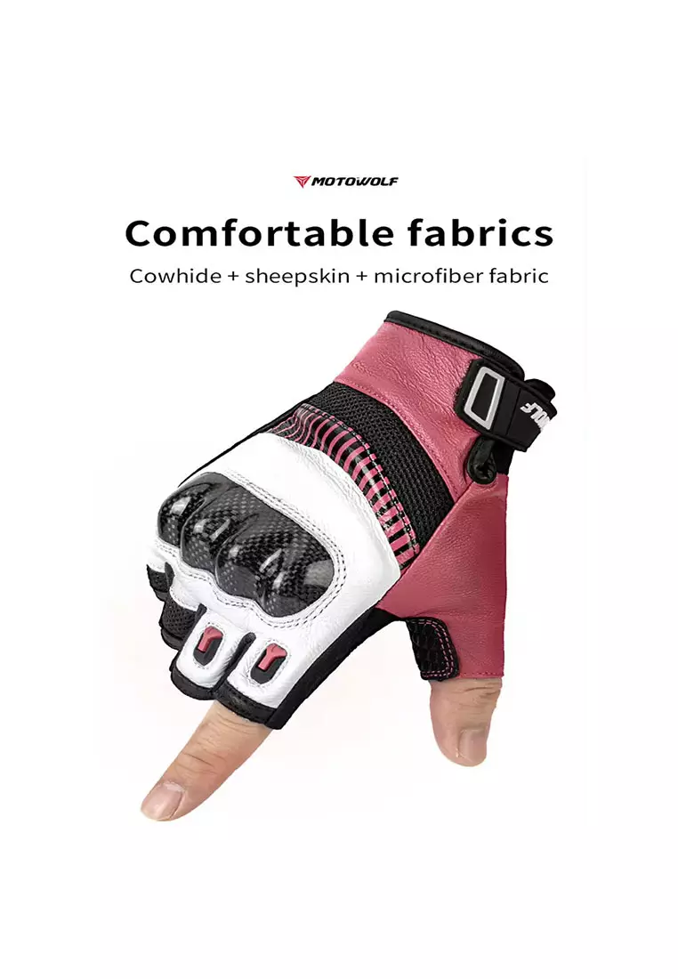 Half finger motorcycle gloves on sale