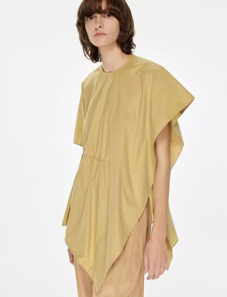 JNBY Women's Loose Round Neck Short-Sleeve Top
