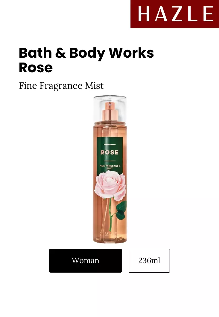Bath & Body Works Rose Fragrance Mist Woman 236 ml