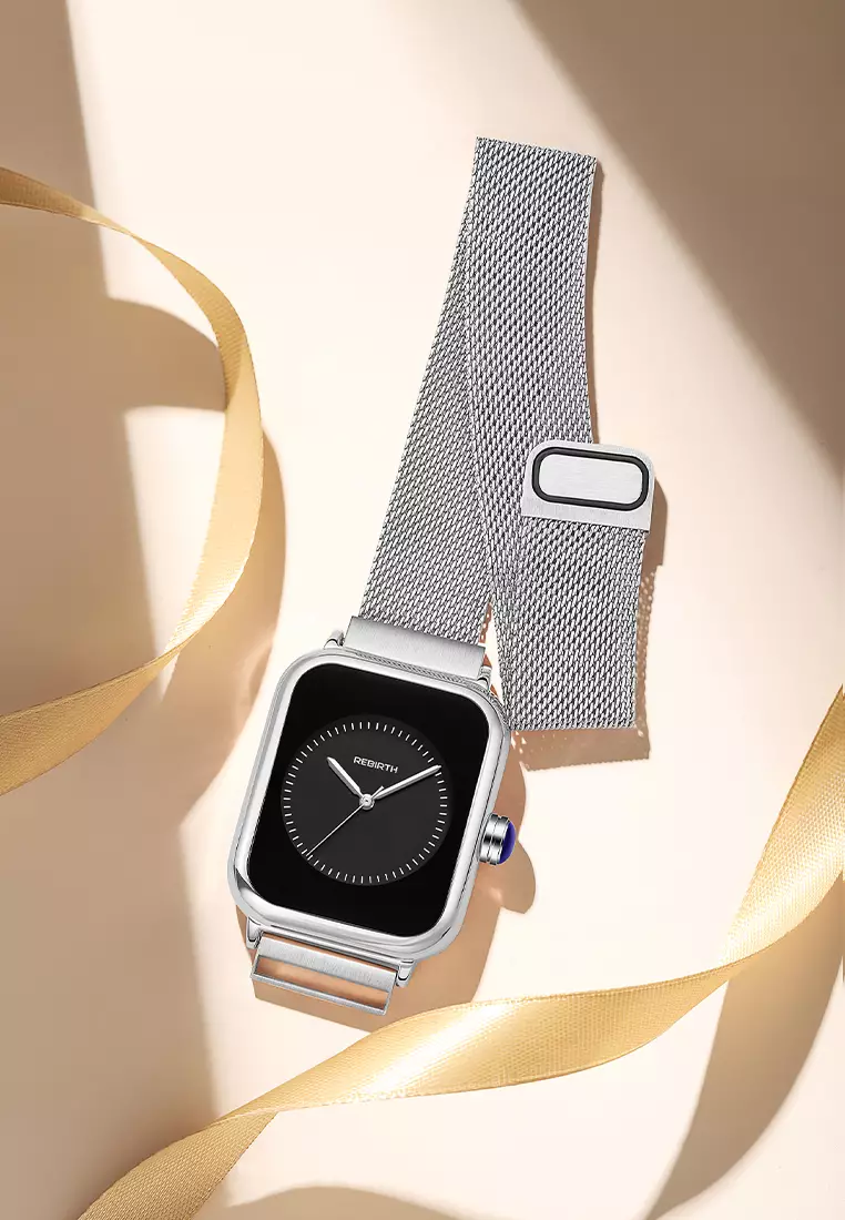 jam tangan wanita special design tali stainless steel anti air jam tangan cewek